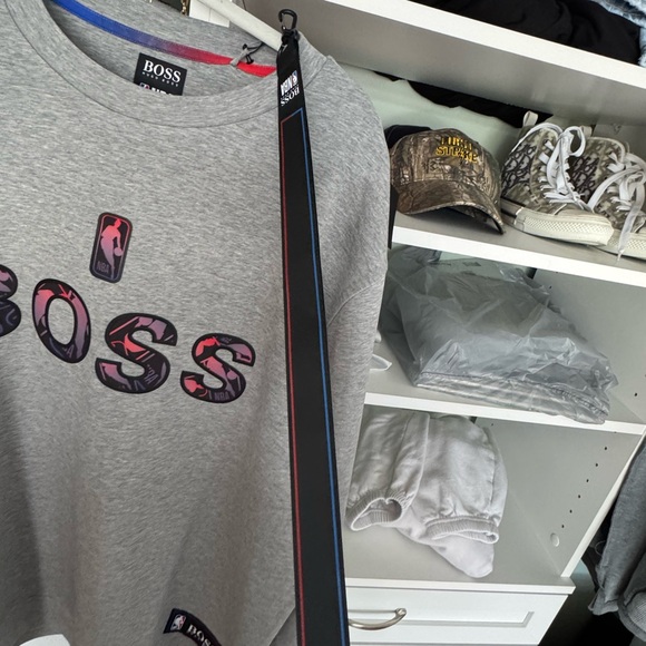 BOSS Gray Long Sleeve Shirt - Picture 4 of 6